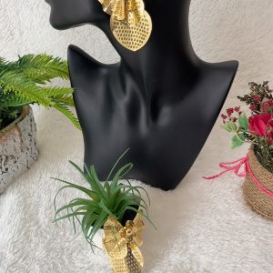 ST18 New Arrivals Christian jewelry butterfly design unique gold plated earrings